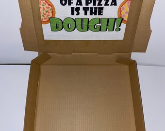Pizza Party Dollar Money Gift Box