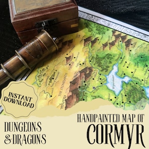 Carte du Cormyr (cadre des royaumes oubliés) | Carte du MDN | Outils GM | Faerûn