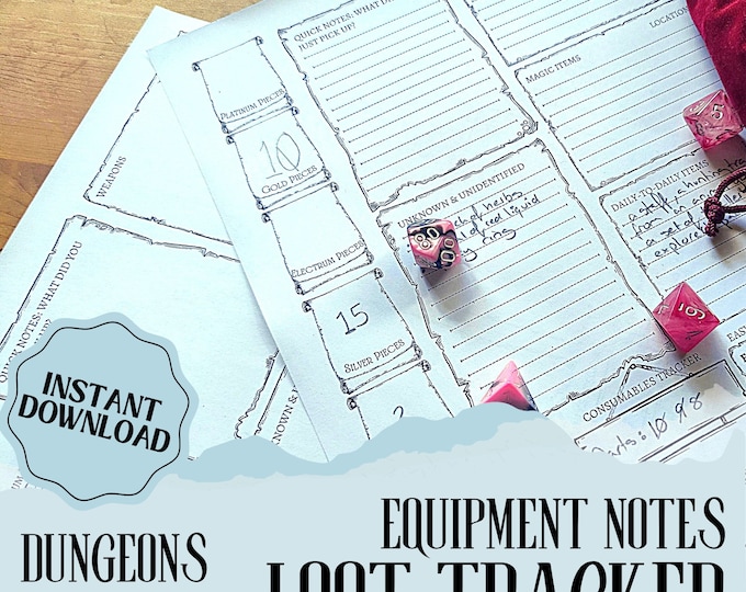Dnd Session Notes | Form Fillable | Perfect for Session Summaries ...