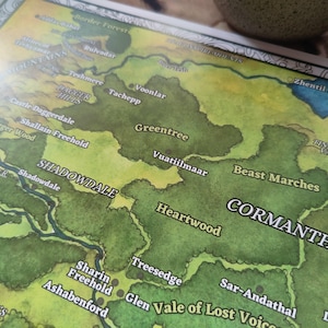 Shadowdale Map.pdf Map of Cormanthor (forgotten Realms Setting) | Dnd Map | GM Tools ...