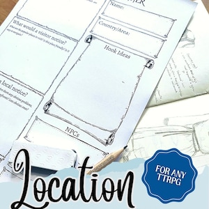 Location Planner per D&D (e altri giochi di ruolo) / Con utili domande sulla creazione del mondo