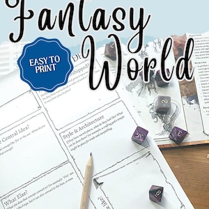 D&D Worldbuilding Planner | Homebrew Adventure Tools (Digital Download)