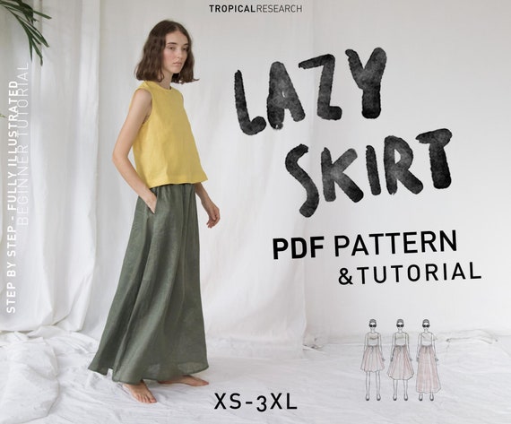Drawstring skirt pattern free online