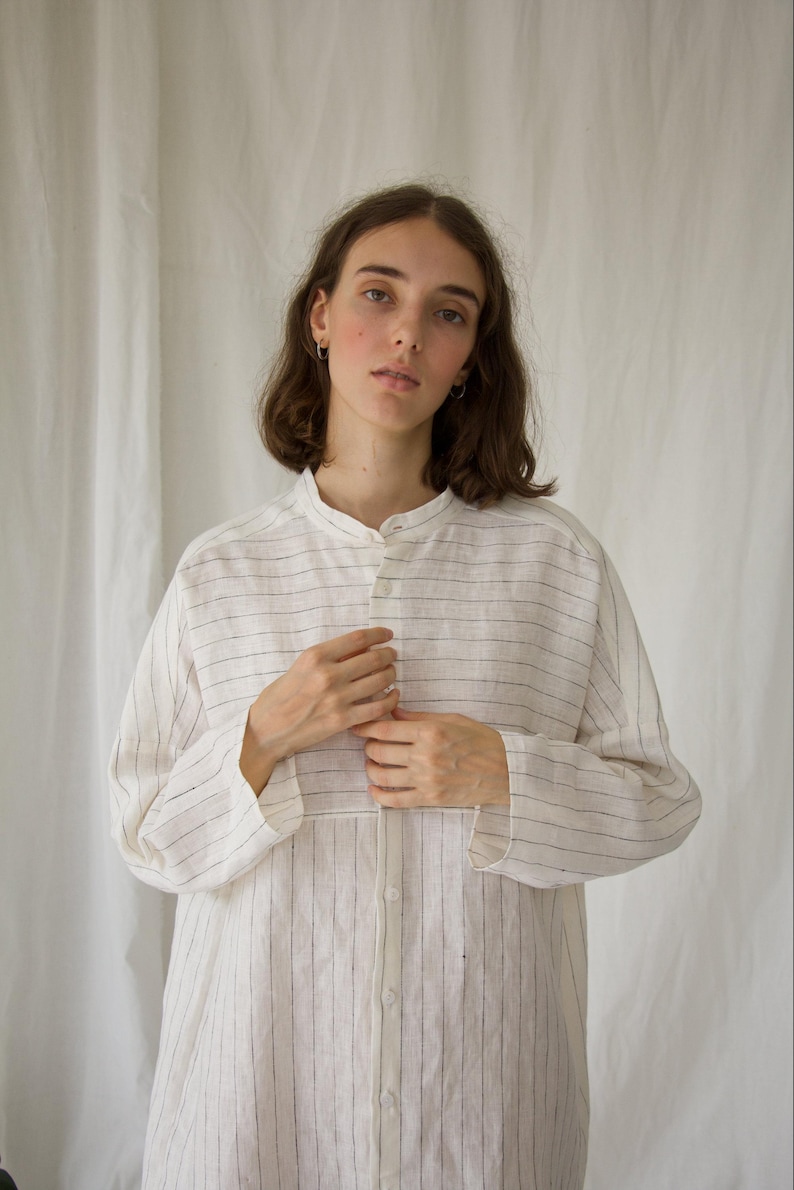 Minimalistisches Shirt Schnittmuster: Übergroße Unisex-Bluse (PDF-Schnittmuster) Bild 8