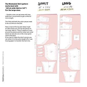 Minimalistisches Shirt Schnittmuster: Übergroße Unisex-Bluse (PDF-Schnittmuster) Bild 12