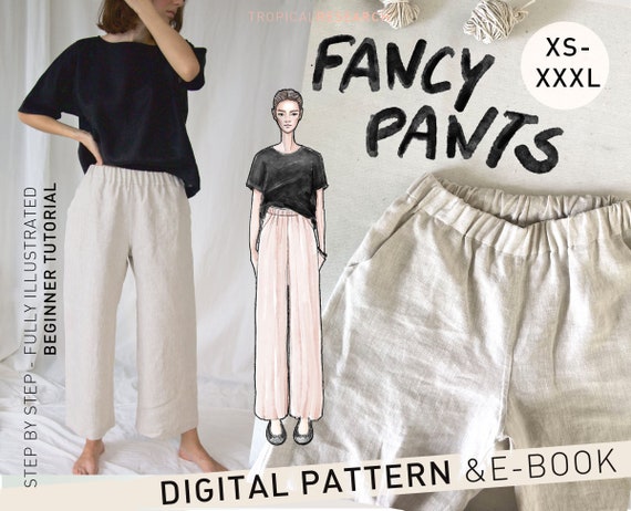 FANCY PANTS Drawstring High Waist 