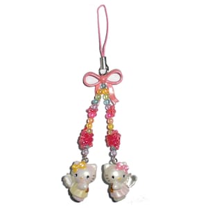 Charm vintage con personaje de dibujos animados kawaii de Japón