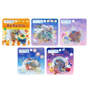 Japan Kawaii Cartoon Character Flake Sticker Pack (Summer) 2022 Design