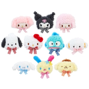 Japan Kawaii Cartoon Character Hair Clip (Gingham Ribbon)