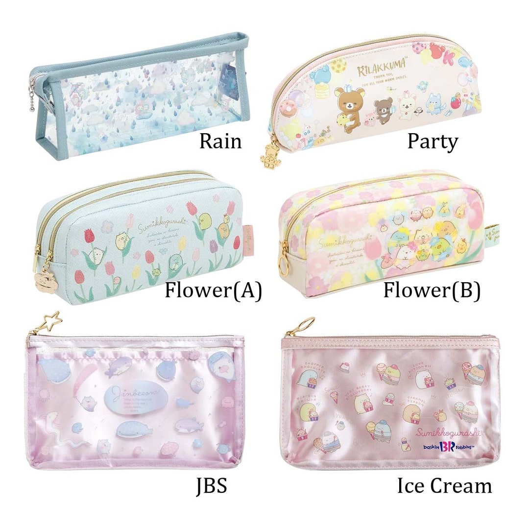 Kawaii Sumikko Zipper Pencil Case School Stationery Storage Pen