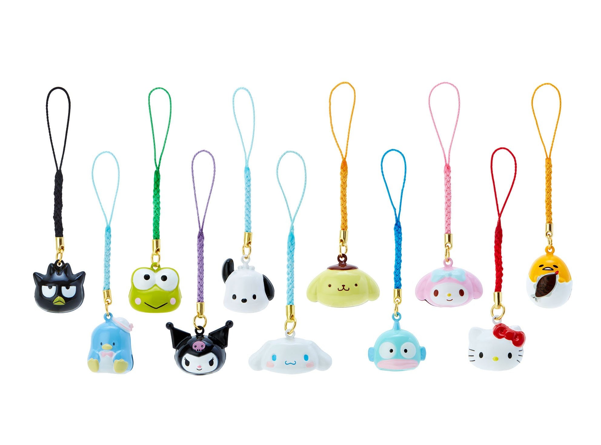 Japan Kawaii Cartoon Character Bell Charm