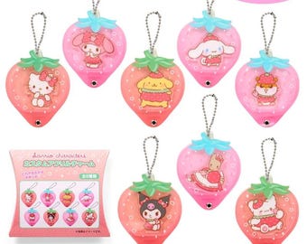 Japan Kawaii Cartoon Character Mini Photo Frame Acrylic Charm (Strawberry)