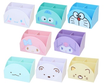 Japan Kawaii Cartoon Characters Pen Holder Stationery Stand (Face)