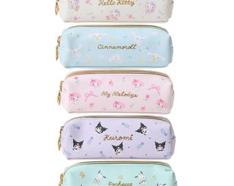 Japan Kawaii Cartoon Character Double Zipper Pencil Case Pen Pouch
