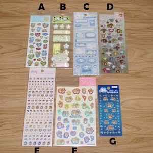 Japan Kawaii Cartoon Character Sticker (Old School)