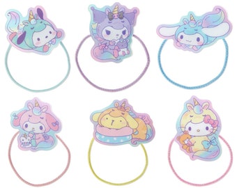 Japan Kawaii Cartoon Character Hair Tie Ponytail Holder - Unicorn