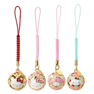 Japan Kawaii Cartoon Character Bell Mascot Charm (Sakura)