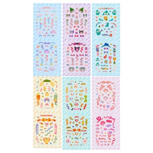 Japan Kawaii Cartoon Characters Sticker Seal (Decoration)