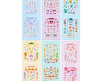 Japan Kawaii Cartoon Characters Sticker Seal (Decoration)