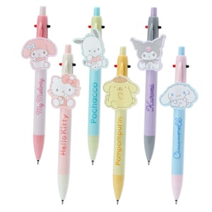 Japan Kawaii Cartoon Characters 2 Color Ballpoint Pen & Mechanical Pencil