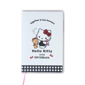Japan kawaii stripfiguren 2026 maandelijks schemaboek / planner
