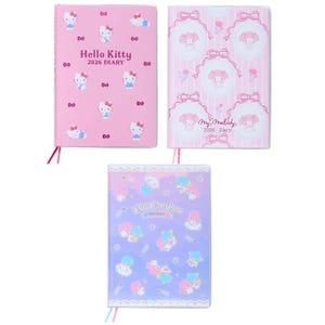 Japan Kawaii Cartoon Characters 2026 B6 Wochenplaner / Wochenplaner