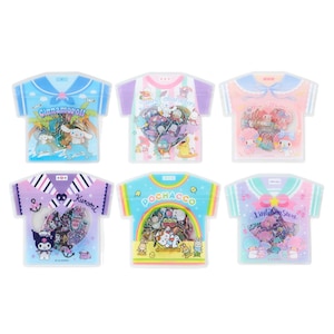 Japan Kawaii Cartoon Character Flake Sticker Pack (T-Shirt Style) 2023 Design
