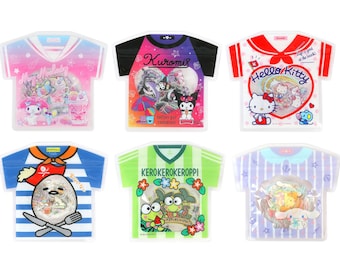Japan Kawaii Cartoon Character Flake Sticker Pack (T-Shirt Style) 2020 Design
