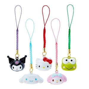 Japan Kawaii Cartoo Characer Bell Mascot Charm (Face)