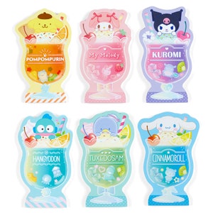 Japan Kawaii Cartoon Character Memo Pad (Cream Soda Style)