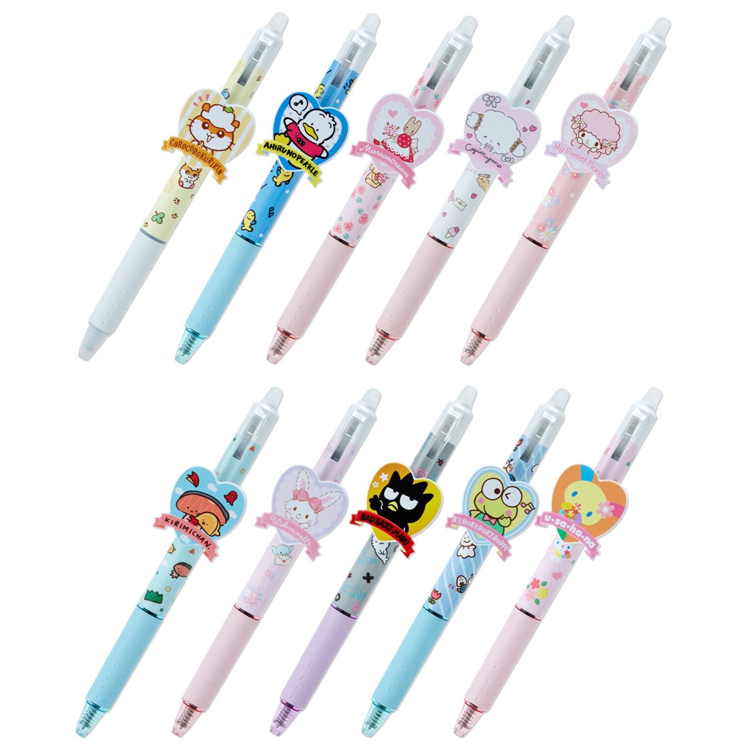 Japan Kawaii Cartoon Character Pilot Frixion Erasable Etsy