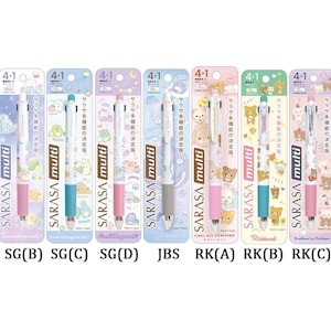 Japan San-X Sumikko Gurashi / Jinbesan / Rilakkuma X Zebra SARASA 4 Color Ballpoint pen and Mechanical Pencil