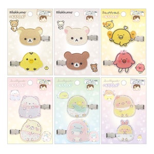 Japan San-X Sumikko Gurashi / Rilakkuma / Chickip Dancer Hair Accessories Hair Clips