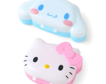 Mini capa portátil japonesa com estampa de personagem de desenho animado kawaii (rosto)