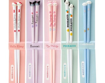 Japan Kawaii Cartoon Character Plastic Chopsticks