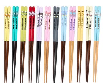 Japan Kawaii Cartoon Character Wood Chopsticks