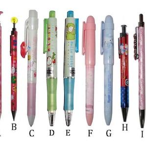 Lápiz mecánico/bolígrafo con personaje de dibujos animados kawaii de Japón (vieja escuela)