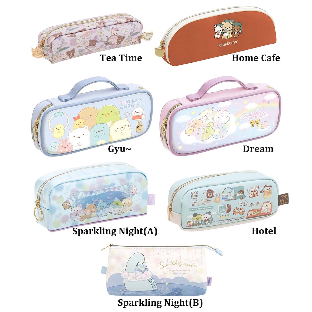 Japan San-x Sumikko Gurashi / Rilakkuma Pencil Case / Pen