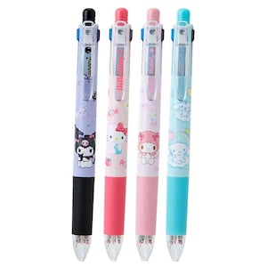 Japan Kawaii Cartoon Character SARASA 4 Color Ballpoint Pen & Mechanical Pencil