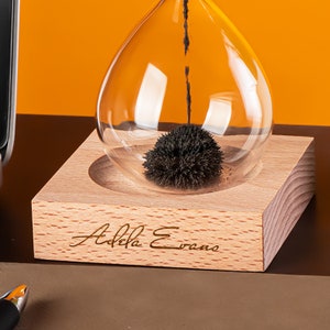 Custom Hourglass, Magnetic Hourglass, Engraved Hourglass, Custom Sand Timer Hourglass, Office Accessories, Custom Corporate Christmas Gifts.