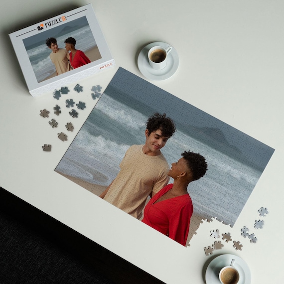Custom Jigsaw Puzzle 500 1000 Pieces, Personalized Picture Puzzle for Couple, Adults, Family Keepsake, Anniversary, Valentine, Mom Dad Gifts