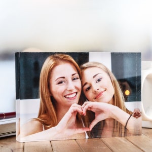 Personalized Acrylic Photo Frame, Custom Picture Display, Transparent Picture Holder, Clear Desktop Frame,Unique Gift Idea,Housewarming Gift