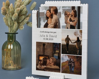 Custom Photo Puzzle 144 Pieces for Adults, Jigsaw Puzzle, Custom Puzzle for Mothers Day, Building Brick Photo Puzzle, Valentines Day Gift.