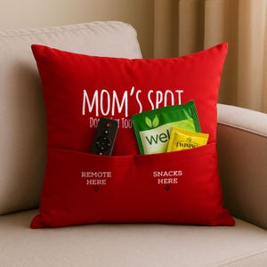Benutzerdefiniertes Dekokissen mit Tasche & Einsatz, personalisiertes Geschenk für Mama, Oma, Muttertag, handgemachtes Bestseller-Geschenk, Mama Nana-Kissenbezug