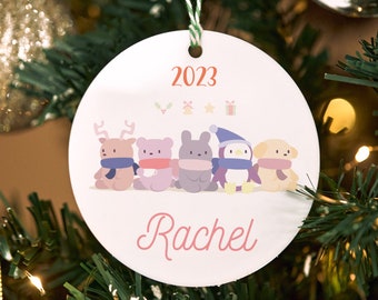 For the Baby's First Christmas! Personalized Christmas Ornaments for Christmas Tree Decor. Custom Christmas Ornaments for Family Reunion.