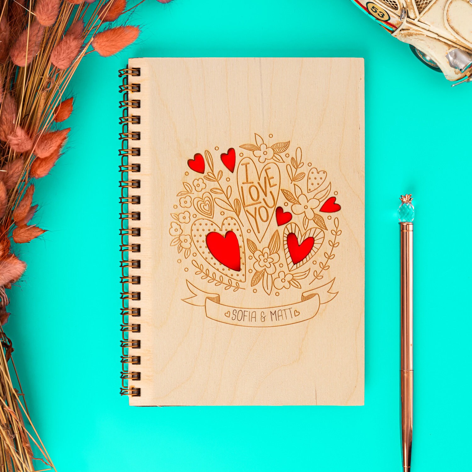 Custom Notebook Gift for Anniversary Gift. Personalized Etsy