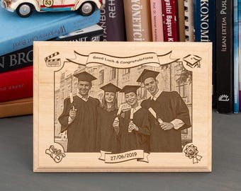 Custom Graduation Photo Frame: Personalized Keepsake Gift