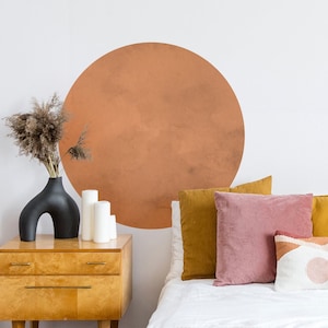 Circle Wall Decal, Geometric Wall Decal, Circle Wall Art, Color block Wall Decal, Headboard Decals, Nursery Wall Decal, Circular Wall Decal
