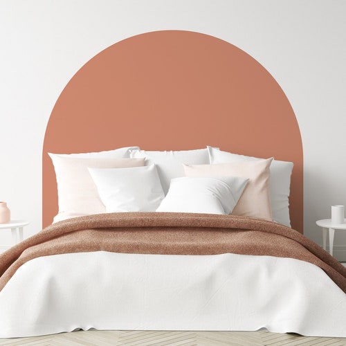 Headboard Bed Arch Sticker Arch Headboard Decal Arch Wall Etsy