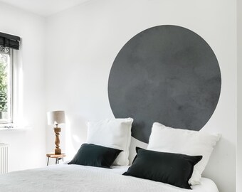 Circle Wall Decal, Geometric Wall Decal, Arch Wall Decal, Circle Wall Art, Color block Wall Decal, Headboard Wall Decal, Nursery Wall Decal